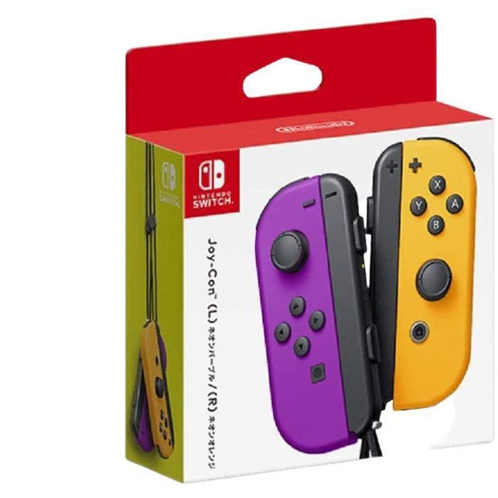 Controle Nintendo Switch Joy Con Roxo E Laranja