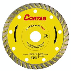 Disco Diamantado Esmerilhadeira Turbo Porcelanato Flex 4.1/2