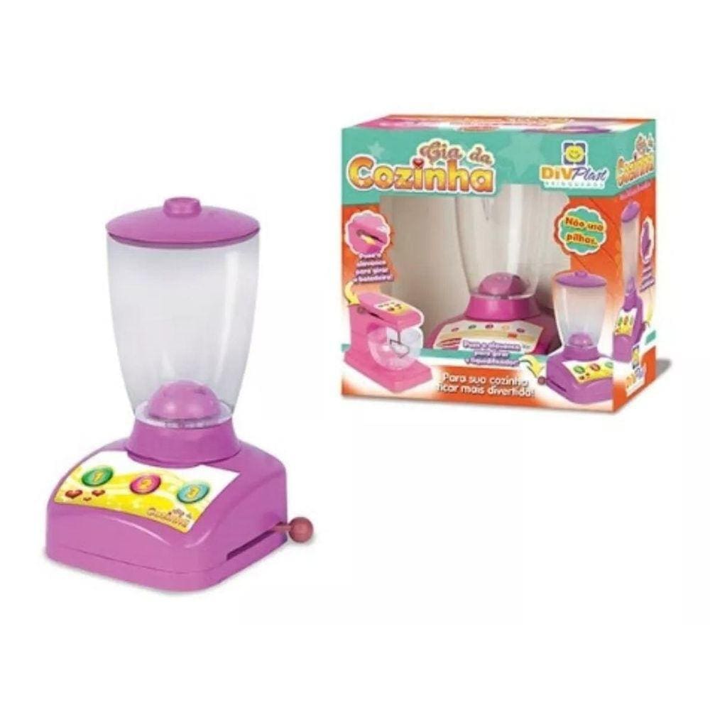 Liquidificador De Brinquedo Infantil Menina Roxo