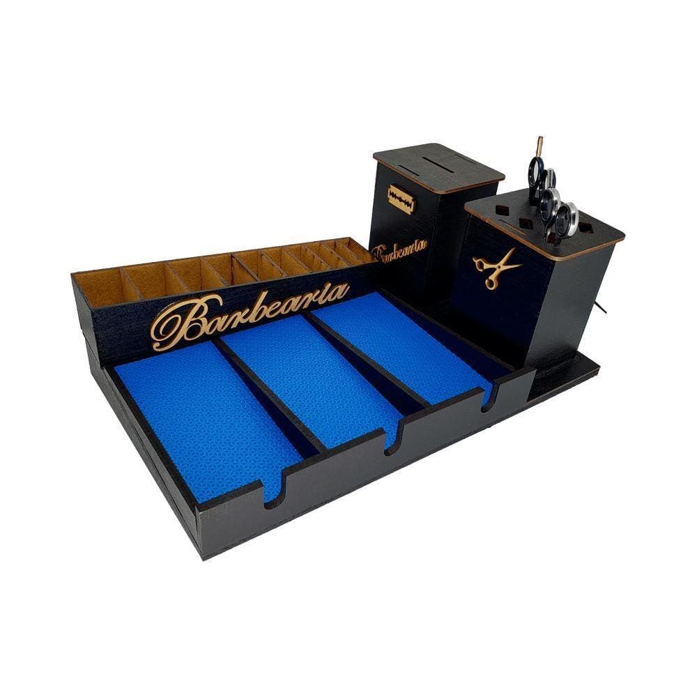 Suporte De Máquina + Descarte Lâmina + Suporte Tesouras -Mdf