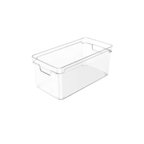Caixa Organizadora De Geladeira Armário Clear Ou 30x15x13 Cm