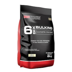Suplemento 6 Six Bulking Gainers Bodybuilders Baunilha 6Kg