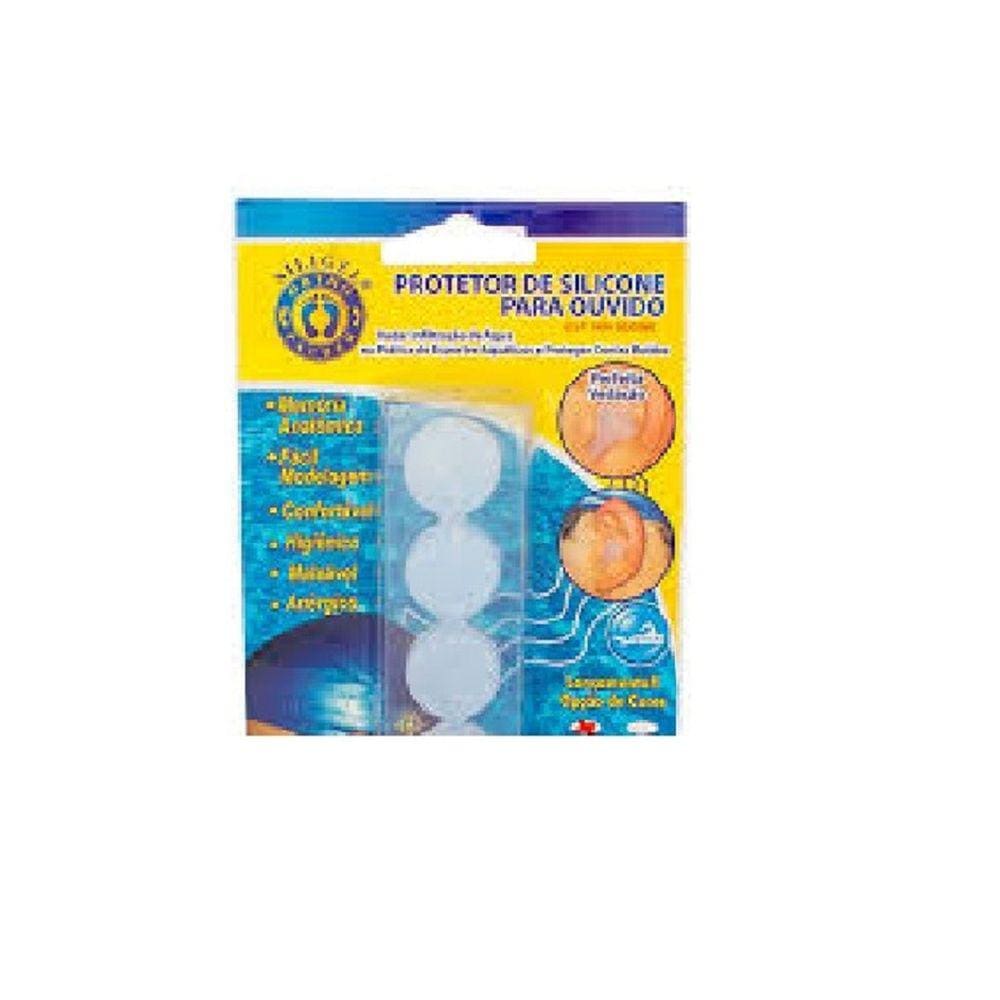 Protetor De Silicone Para Ouvido