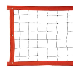 Rede De Vôlei Colorida Evo Sports 6 Metros Laranja/Preto