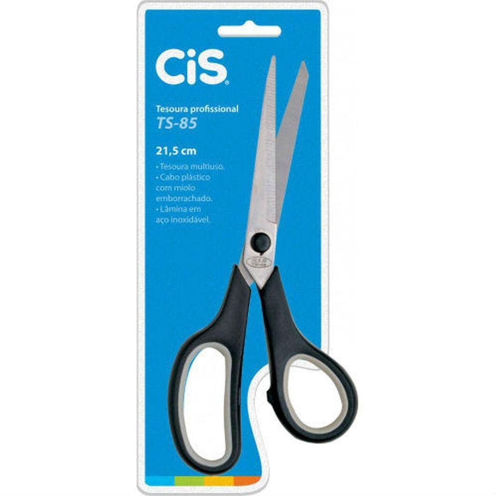 Tesoura Cis Ts-85 Multiuso 21,5Cm.