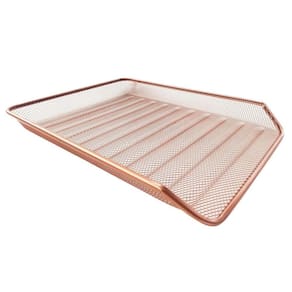Bandejas Organizadora Multiuso De Mesa Rose Gold 10Un
