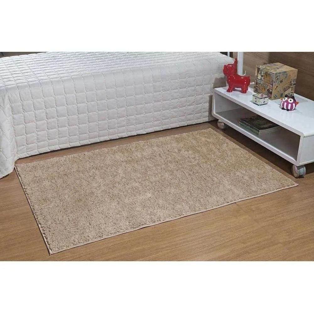 Tapete Beira De Cama Classic Bege Oasis 50X100