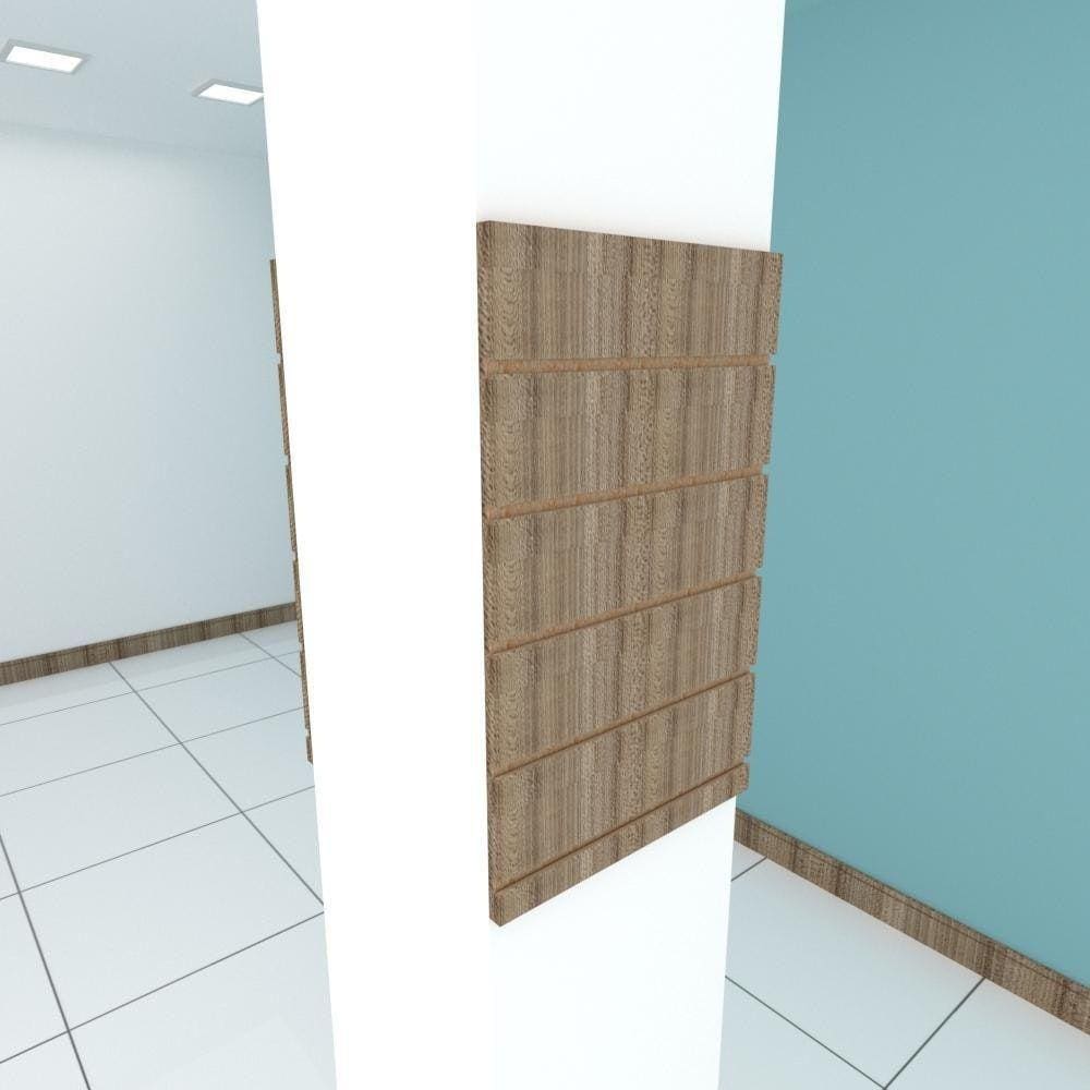 Kit 2 Painel Canaletado Pilar Amadeir Esc 2 40X60 Pcpae6012