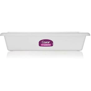 Bandeja Plástica Alimentos M 44 Cm Branca - Sanremo