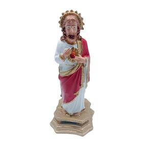 Estátua Sagrado Coração De Jesus - 21Cm