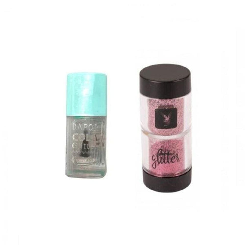Kit Color Cola Glitter Dapop Culture + Glitter Solto Cor 03