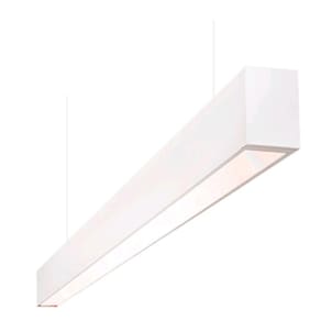 Impacto Pendente para 2 Lâmpadas 125x10X6cm Branco  TBP-02/BTX
