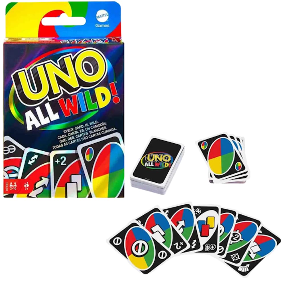 Jogo De Cartas Uno All Wild Unidade HHL33 Mattel