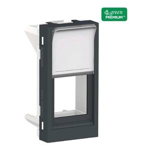 Schneider Orion Modulo Tampa Rj45 Grafite S70542194 Keystone