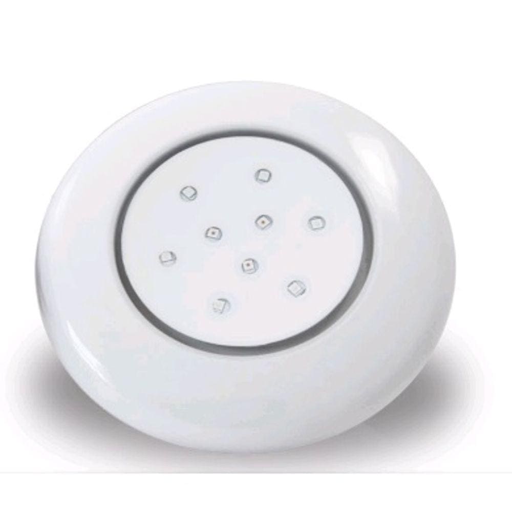 Iluctron Luminária Para Piscina 125Mm 9W Luz Azul Corpo Branco