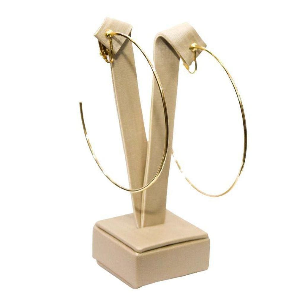 Brinco  Argola De 7,00 Cm Dourado