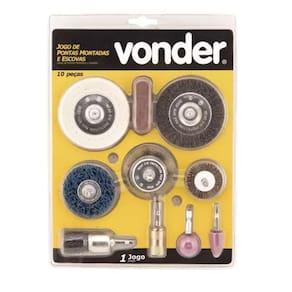 Vonder Jogo De Ponta Montada/Escova C/10 Peças