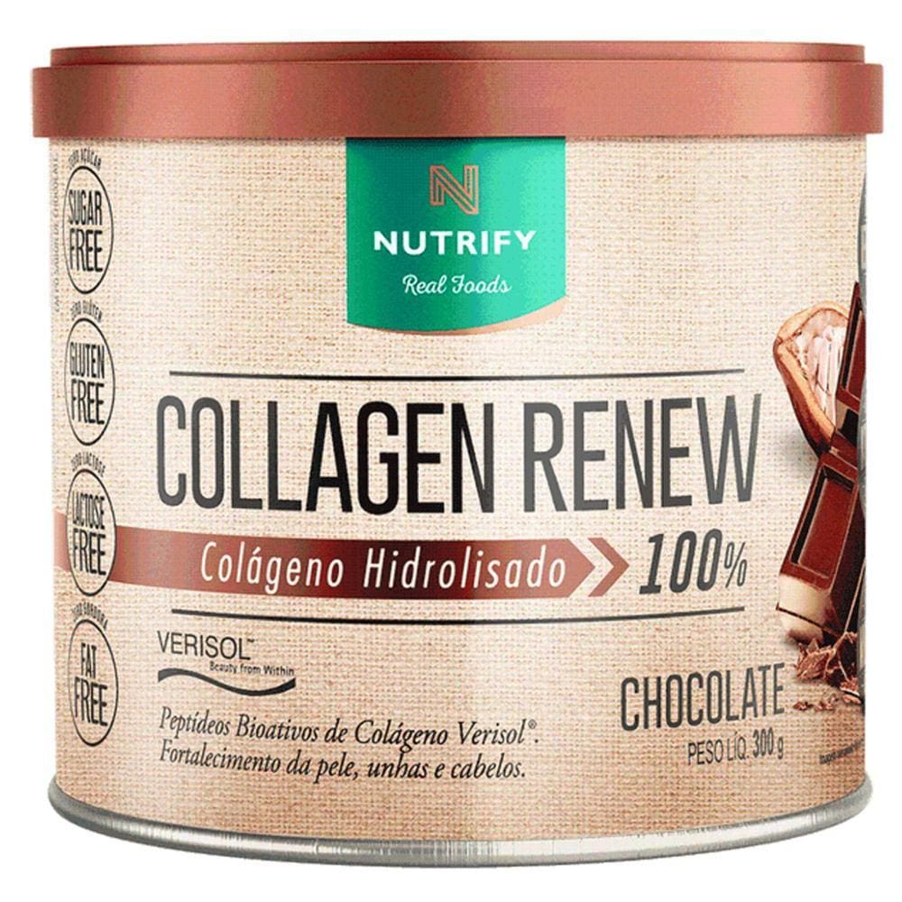 Colágeno Verisol Collagen Renew 100% Hidrolisado 300g Chocolate - Nutrify