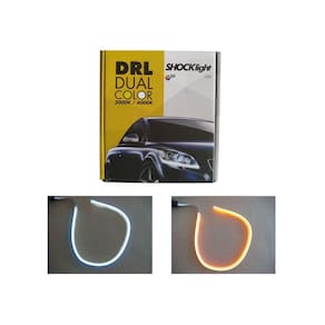 Fita De Led Dual Color 60cm Drl Farol Dianteiro