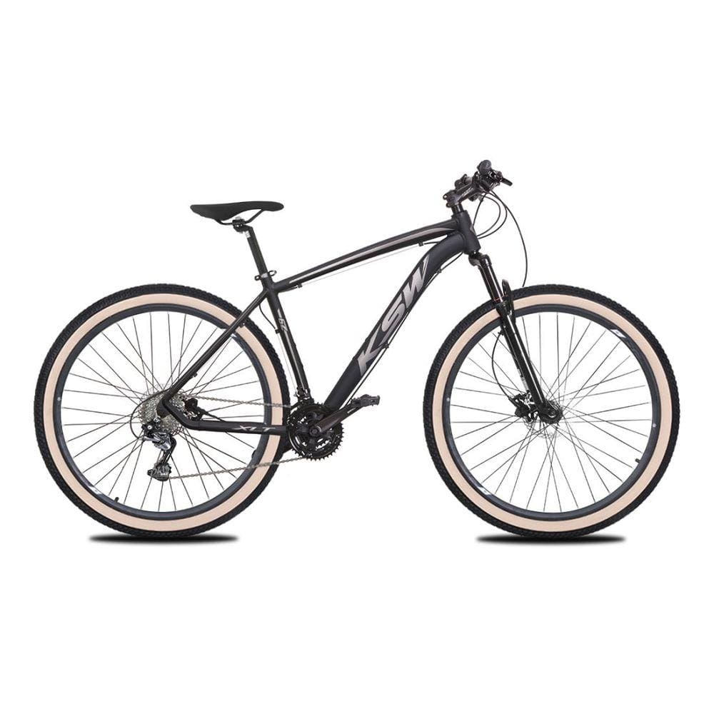 Bicicleta Ksw Xlt Disc H T19 Aro 29 Susp. Dianteira 27 Marchas - Preto