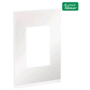 Schneider Orion Placa 4X2 3 Postos White Glass S734103809