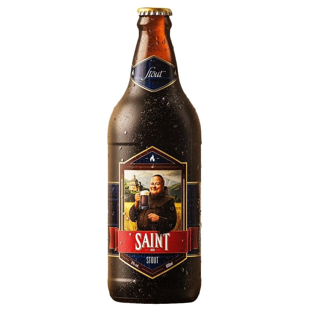 Cerveja artesanal Saint Bier Stout 600ml