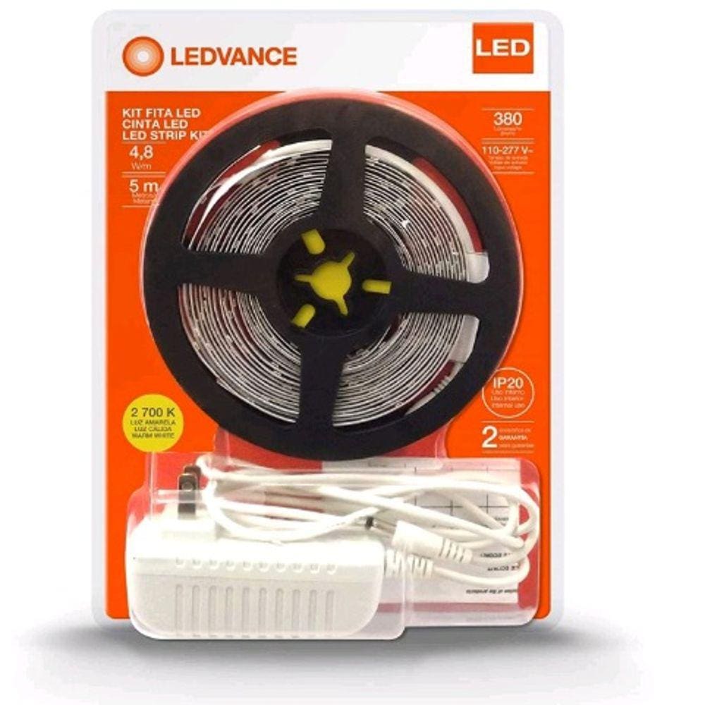 Osram Ledvance Kit Fita De Led 4,8W/M Ip20 2700K 5 Metros