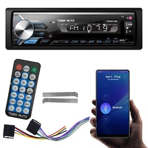 Rádio MP3 1 Din Tiger TG0403.006 C/ BT e Comado Voz 4 Canais 4RMS