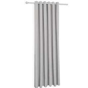 Cortina Cinza-Claro Cromada Oxford Uma Folha 150X230