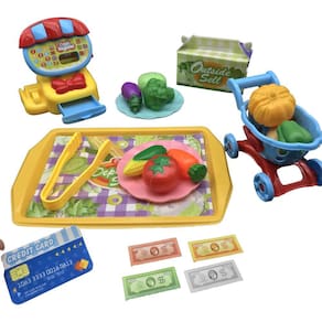 Kit Supermercado Brinquedo Infantil Cozinha Frutas Legumes
