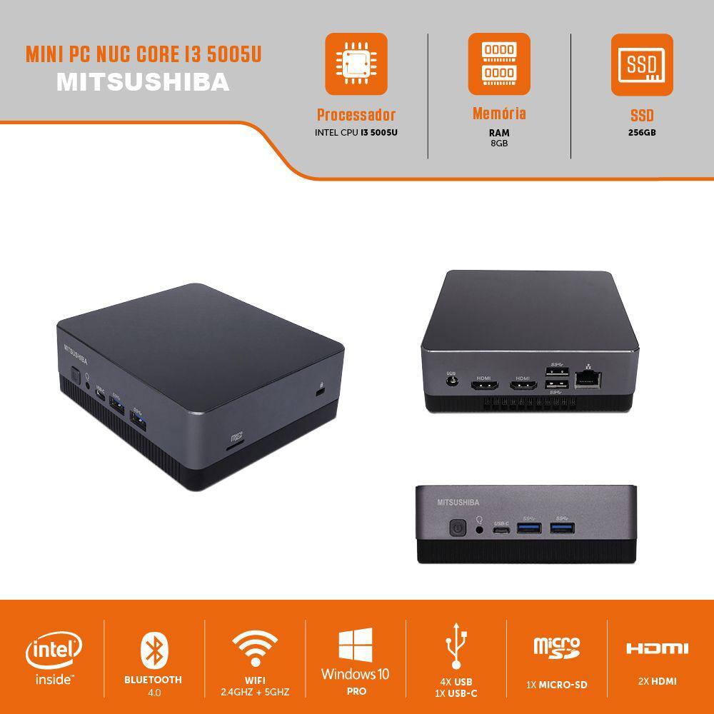 Mini PC Core I3 5005U 8G | Casas Bahia