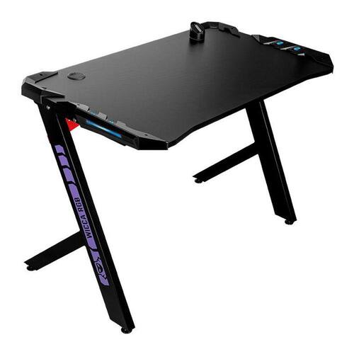 Mesa Gamer Mancer Wicca, RGB, Preto, MCR-WCA-RGB01