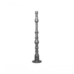 Coluna Ferro Fundido N07 Para Grade Sacada Varanda 90X16Cm
