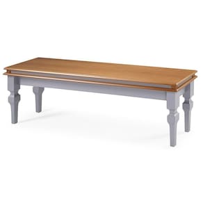 Banco De Madeira Manchester - M52052 Largura 170cm Cinza