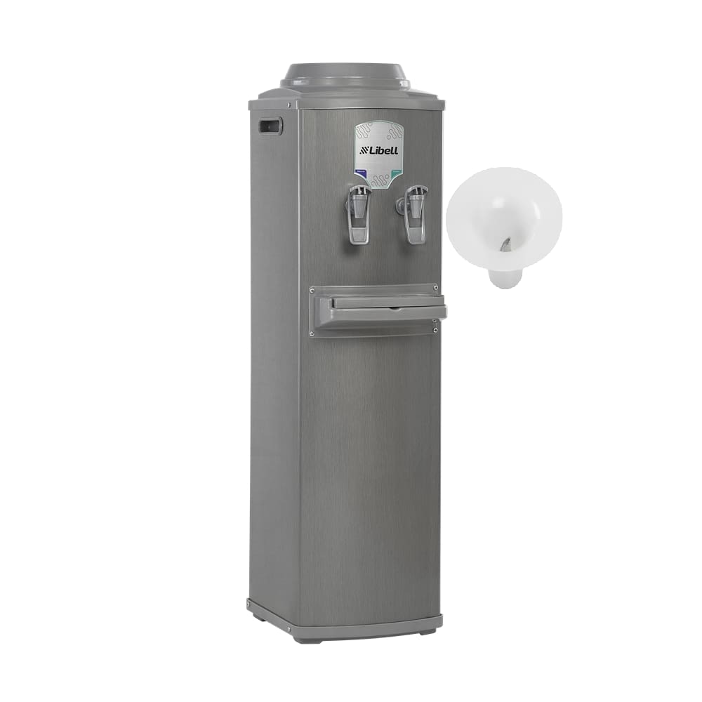Bebedouro Refrigerado Compressor com Furador Coluna Galão Inox Libell
