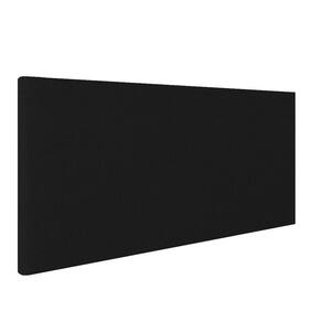 Cabeceira Painel Clean Para Cama Box Casal 160 Cm Linho Preto A79