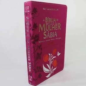 Bíblia De Estudo Da Mulher Sábia Tulipa Lt Gigan Harpa Pink
