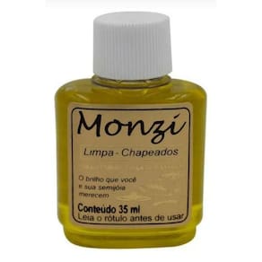 Limpa Chapeados Banhados Folheados Bijuterias Monzi 35Ml