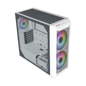 Gabinete Cooler Master HAF 500 ARGB, Mid-Tower, Vidro lateral - Branco