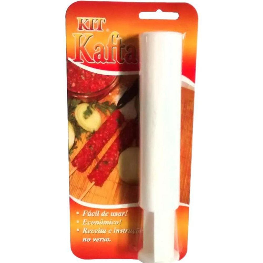 Kit Kafta Tia Ajuda faz carne moída no espeto.