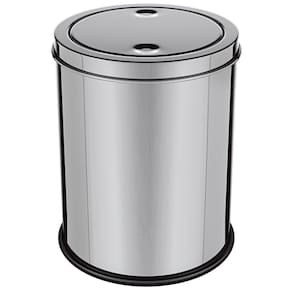 Lixeira Inox 8 Litros Basculante Banheiro Cozinha Escritório