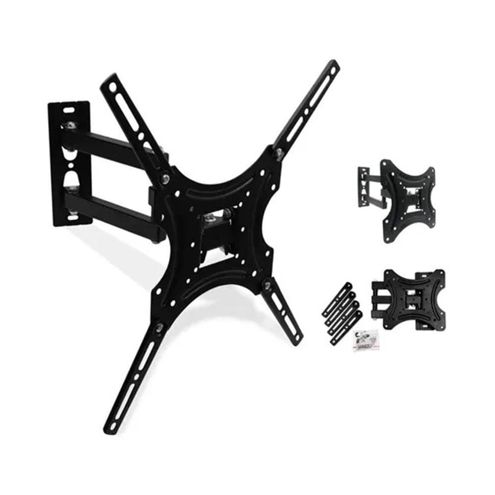 Suporte Articulado Parede Para Tv Monitor De 14 Até 55 Preto