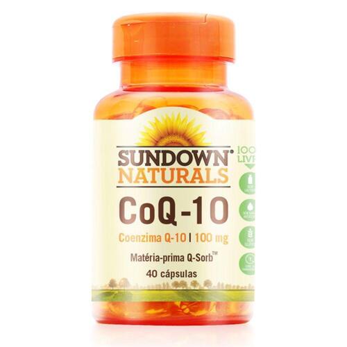 Coenzima Q10 Coq 10 100mg 40 Cápsulas Sundown Naturals Casas Bahia