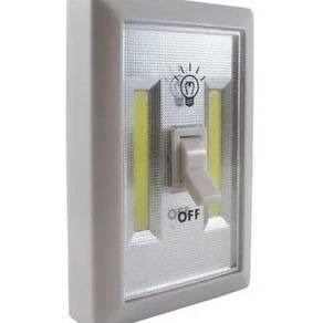 Luminária Interruptor De Luz Led A Pilha Para Armário Parede