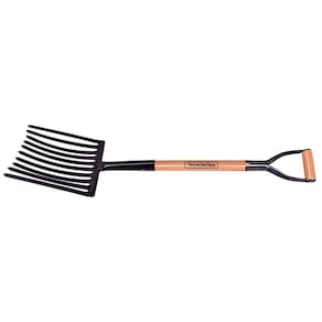 Forcado para Cascalho com 10 Dentes Tramontina em Aço com Cabo de Madeira 74 cm Tramontina