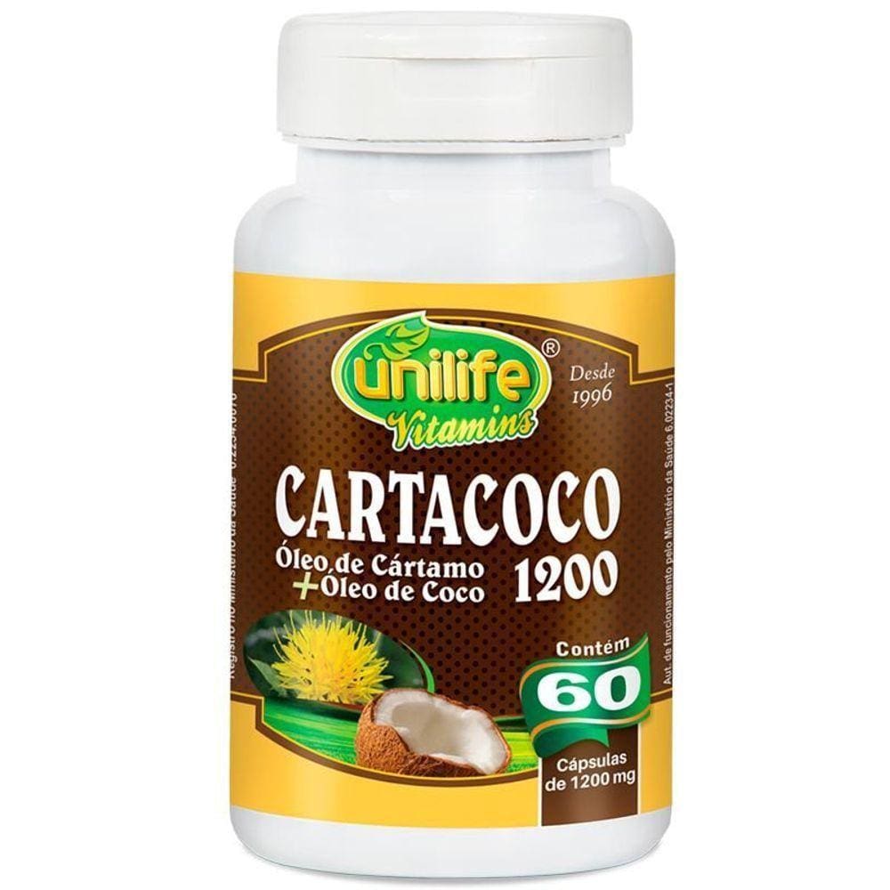 Cartacoco Óleo De Cartamo E Coco 60cap