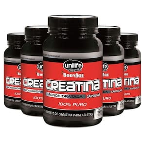 Kit 5 Creatina Atp Monohidratada 720Mg 180cap