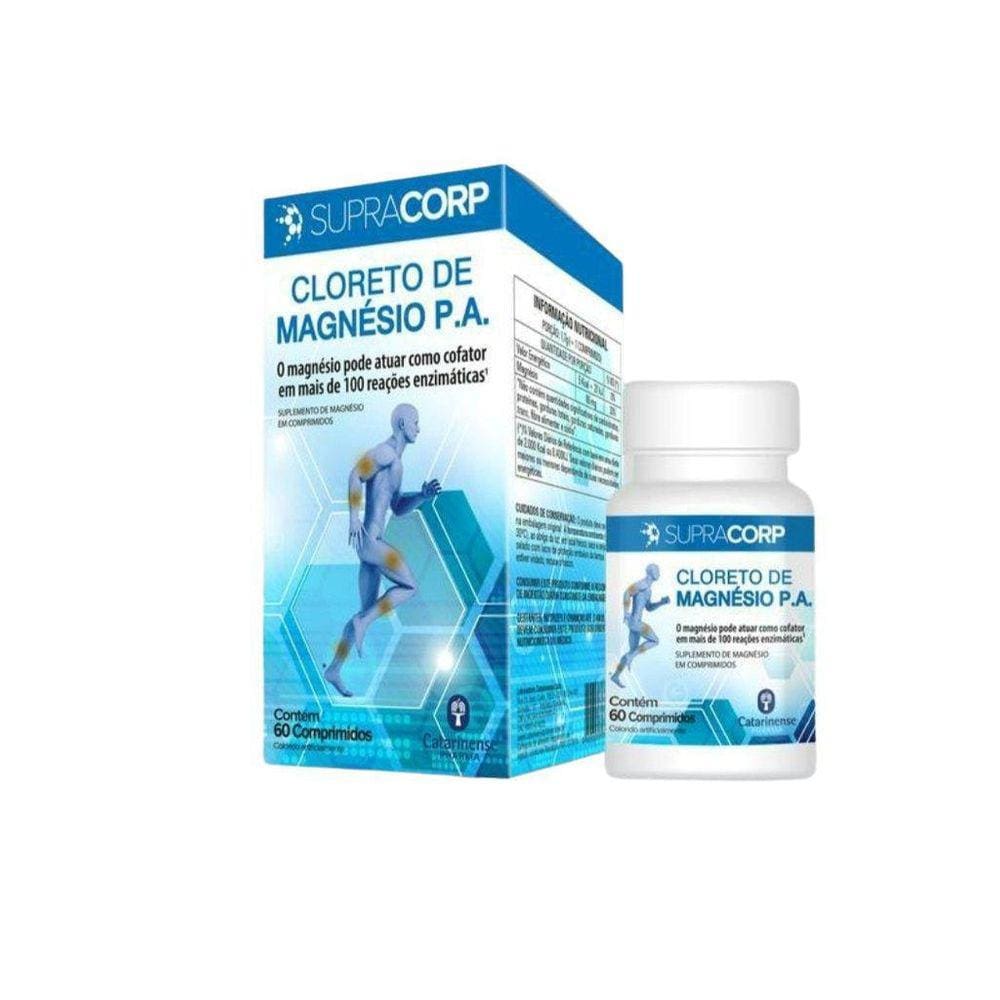 Kit Com 03 Cloreto De Magnésio P.A. Supracorp - 60 Cápsulas