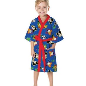 Roupão Aveludado Infantil Mickey Lepper