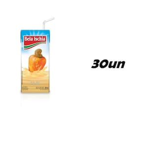 Kit 30 Caixinhas De Suco Pronto Caju Bela Ischia 200Ml